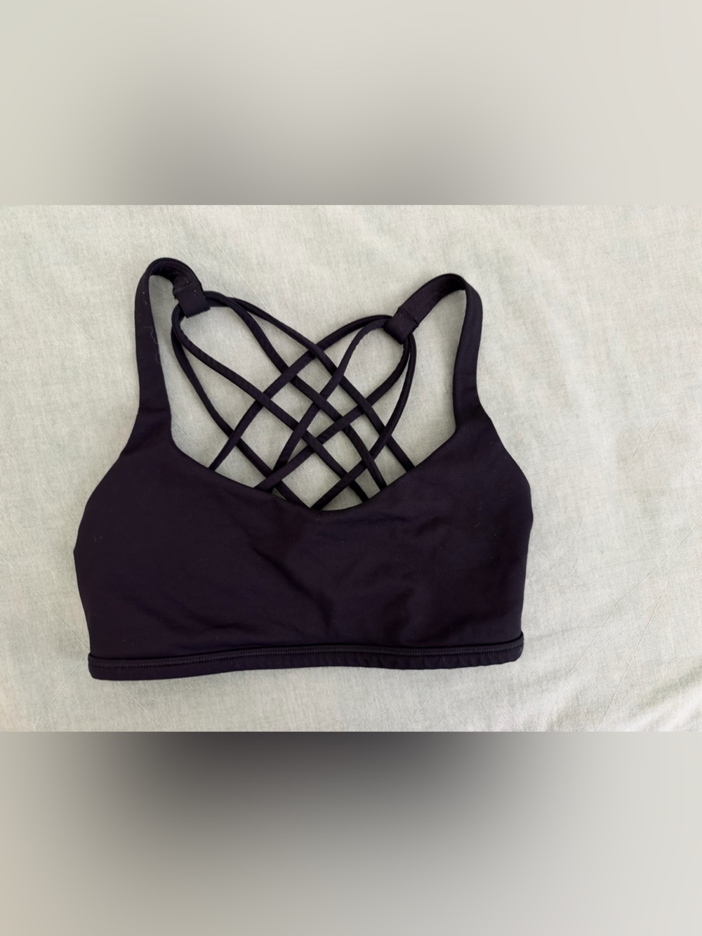 lululemon athletica Black Strappy Sports Bra
